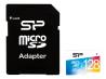 SILICON POWER Micro SDXC 128GB + Adapter