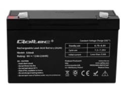 QOLTEC AGM battery 6V 12Ah | 53048