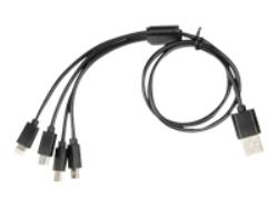 IBOX USB cable multi 4 in 1 USB-C micro USB mini USB Ligtning | IKUM4W1