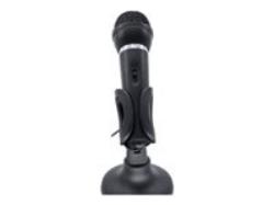GEMBIRD Condenser microphone with desk-stand black | MIC-D-04
