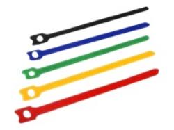 TECHLY Multicolor Velcro Cable Ties Set of 10pcs 150x12mm | 109528