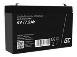 GREEN CELL Battery AGM VRLA 6V 7.2Ah | AGM39