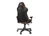 GEMBIRD Gaming chair SCORPION black mesh orange skin
