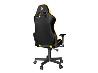 GEMBIRD Gaming chair SCORPION black mesh yellow skin