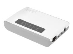 DIGITUS 2-Port USB 2.0 Wireless Multifunction Network Server 300 Mbps | DN-13024