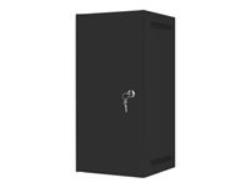 LANBERG Rack cabinet 10inch wall mount 12U 280x310 black with metal door flat pack | WF10-2312-00B