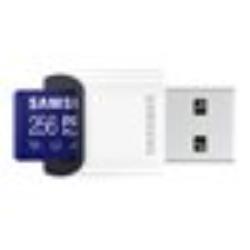 SAMSUNG PRO Plus 256GB microSDXC UHS-I U3 160MB/s Full HD & 4K UHD memory card including USB card reader | MB-MD256KB/WW