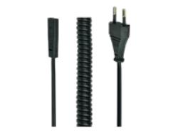 GEMBIRD PC-C1-VDE-1.8M Power curled cord