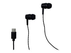 MEDIA-TECH MAGICSOUND USB-C MT3600K minimalistic headphones USB-C black