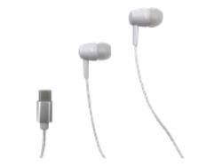 MEDIA-TECH MAGICSOUND USB-C MT3600W minimalistic headphones USB-C white
