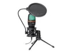 ART CAPACITIVE STANDING MICROPHONE WITH MEMBRANE AC-02 TRIPLE USB LED | MIART AC-02
