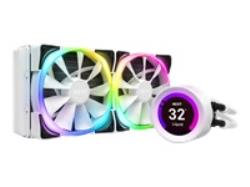 NZXT Water cooling Kraken Z53 White RGB 240mm Illuminated fans and pump | RL-KRZ53-RW