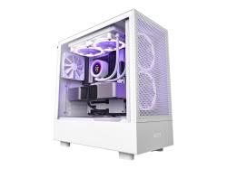 NZXT PC case H5 Flow RGB white | CC-H51FW-R1