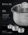 Puodas Solid-16SP  stainless steel, 1,5L
