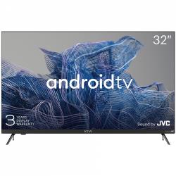 32', HD, Google Android TV, Black, 1366x768, 60 Hz, Sound by JVC, 2x8W, 33 kWh/1000h , BT5, HDMI ports 3, 24 months | 32H750NB