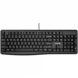 Laidinė klaviatūra CANYON (CNE-CKEY5-US) Slim juoda | Mažų kainų Kalėdos