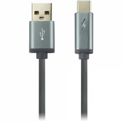 Kabelis Canyon CNS-USBC6DG, USB/USB Type-C, 1 m, pilka | Cyber Week išpardavimas