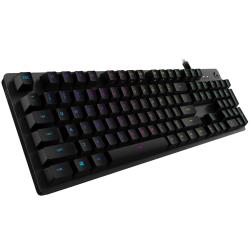 LOGITECH G512 Corded LIGHTSYNC Mechanical Gaming Keyboard - CARBON - US INT'L - USB - TACTILE | 920-009352