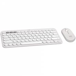 LOGITECH Pebble 2 Bluetooth Keyboard Combo - TONAL WHITE - US INT'L | 920-012240
