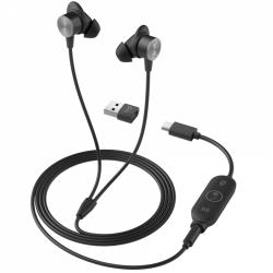 LOGITECH Logi Zone Wired Earbuds Teams - GRAPHITE - USB - EMEA | 981-001009