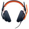 LOGITECH ZONE Learn - On Ear Wired Headset - CLASSIC BLUE - USB-C
