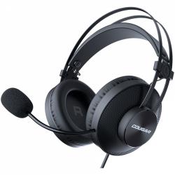 Cougar I Immersa Essential I 3H350P40B.0001 I Immersa Essential I Headset I Driver 40mm  / 9.7mm noise cancelling Mic. / Stereo 3.5mm 4-pole and 3-pole PC adapter / Black | CGR-P40B-350