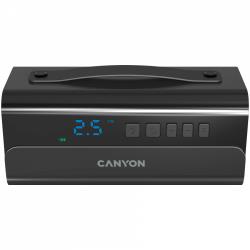 CANYON AP-118, Air Pump, USB Rechargeable Electric Air Pump:Vendor device name:AP-118 ;Battery Capacity:2000mah*4 ; Working Voltage:14.8V ; Max Current:13.5A;Max Pressure:100PSI; Air flow:38L/Min;Charging: 17.5V 1Acharger;Working Temperature: -10 to | CND-AI201CB