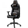 CANYON Nightfall GС-7, Gaming chair, PU leather, Cold molded foam, Metal Frame, Top gun mechanism, 90-160 dgree, 3D armrest, Class 4 gas lift, metal base ,60mm Nylon Castor, black and orange stitching