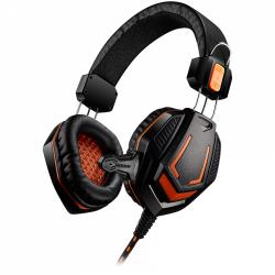 CANYON Fobos GH-3A, Gaming headset 3.5mm jack with microphone and volume control, with 2in1 3.5mm adapter, cable 2M, Black, 0.36kg | CND-SGHS3A
