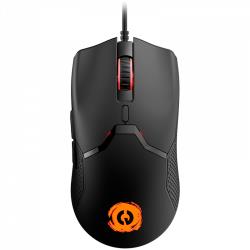 CANYON Carver GM-116,  6keys Gaming wired mouse, A603EP sensor, DPI up to 3600, rubber coating on panel, Huano 1million switch, 1.65M PVC cable, ABS material. size: 130*69*38mm, weight: 105g, Black | CND-SGM116