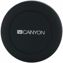 CANYON CH-2, Car Holder for Smartphones,magnetic suction function,with 2 plates(rectangle/circle), black,44*44*40mm 0.035kg | CNE-CCHM2