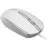 Canyon Wired  optical mouse with 3 buttons, DPI 1000, with 1.5M USB cable,White grey, 65*115*40mm, 0.1kg