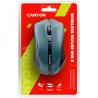 CANYON MW-5, 2.4GHz wireless Optical Mouse with 4 buttons, DPI 800/1200/1600, Blue, 122*69*40mm, 0.067kg