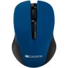 CANYON MW-1, 2.4GHz wireless optical mouse with 4 buttons, DPI 800/1200/1600, Blue, 103.5*69.5*35mm, 0.06kg