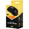 CANYON MW2 2.4GHz wireles Optical Mouse with 3 buttons, DPI 1200, Black, 108*65*38mm, 0.066kg
