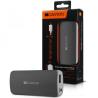 CANYON CNE-CPB44DG Dark grey color portable battery charger with 4400mAh, micro USB input 5V/1A and USB output 5V/1A(max.)