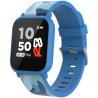 CANYON My Dino KW-33, Teenager smart watch, 1.3 inches IPS full touch screen, blue plastic body, IP68 waterproof, BT5.0, multi-sport mode, built-in kids game, compatibility with iOS and android, 155mAh battery, Host: D42x W36x T9.9mm, Strap: 240x22mm