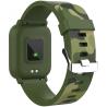 CANYON My Dino KW-33, Teenager smart watch, 1.3 inches IPS full touch screen, green plastic body, IP68 waterproof, BT5.0, multi-sport mode, built-in kids game, compatibility with iOS and android, 155mAh battery, Host: D42x W36x T9.9mm, Strap: 240x22m