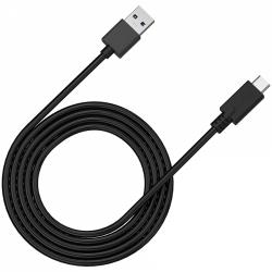 CANYON UC-4, Type C USB 3.0 standard cable, Power & Data output, 5V 3A 15W, OD 4.5mm, PVC Jacket, 1.5m, black, 0.039kg | CNE-USBC4B