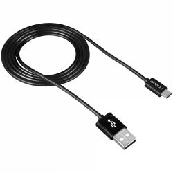 CANYON UM-1, Micro USB cable, 1M, Black, 15*8.2*1000mm, 0.018kg | CNE-USBM1B
