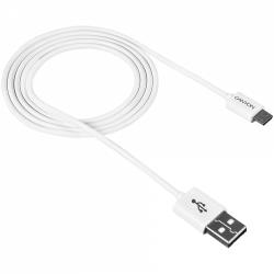 CANYON UM-1, Micro USB cable, 1M, White, 15*8.2*1000mm, 0.018kg | CNE-USBM1W