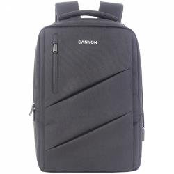 CANYON BPE-5, Laptop backpack for 15.6 inchProduct spec/size(mm): 400MM x300MM x 120MM(+60MM)Grey, Canyon LogoEXTERIOR materials:100% PolyesterInner materials:100% Polyestermax weigh | CNS-BPE5GY1