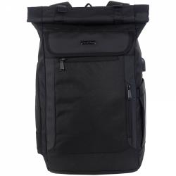 CANYON RT-7, Laptop backpack for 17.3 inch, Product spec/size(mm): 470MM(+200MM) x300MM x 130MM, Black, EXTERIOR materials:100% Polyester, Inner materials:100% Polyester, max weight (KGS): | CNS-BPRT7B1