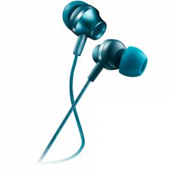 CANYON SEP-3, Stereo earphones with microphone, metallic shell, cable length 1.2m, Blue-green, 22*12.6mm, 0.012kg | CNS-CEP3BG