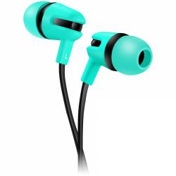 CANYON SEP-4 Stereo earphone with microphone, 1.2m flat cable, Green, 22*12*12mm, 0.013kg | CNS-CEP4G