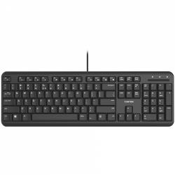 wired keyboard with Silent switches ,105 keys,black, 1.8 Meters cable length,Size 442*142*17.5mm,460g,RU layout | CNS-HKB02-RU