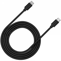 CANYON UC-12, cable 100W, 20V/ 5A, typeC to Type C, 2M with Emark, Power wire :20AWG*4C,Signal wires :28AWG*4C,OD4.5mm, PVC ,black | CNS-USBC12B