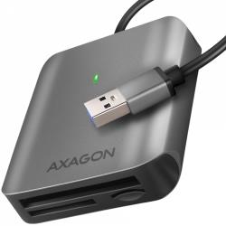 Axagon Aluminum high-speed USB-A 3.2 Gen 1 memory card reader. 3 slots, UHS-II. | CRE-S3