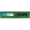 Crucial DRAM 8GB DDR4 2666 MT/s (PC4-21300) CL19 SR x8 Unbuffered DIMM 288pin