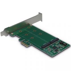 PCIe Adapter for two M.2 S-ATA drives/RAID (Drives 2xM.2 SSD, Host PCIe x1 v2.0), card | IT-KCSSD4